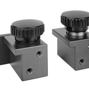 Plate fastener with stop