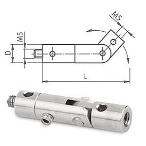 Pièce rotative/articulée M5