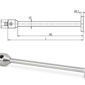 Palpeur à disque M5, disque en TCT avec tige en TCT